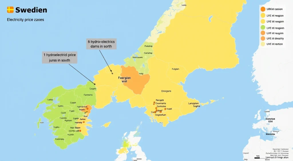 Jämför elpriser 2026: så mycket varierar kostnaden mellan SE1 och SE4 — illustrativ bild